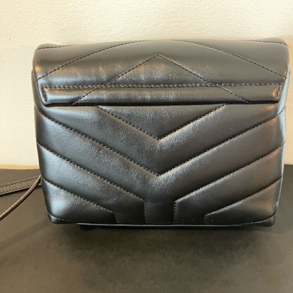 Saint Laurent Loulou Toy YSL Matelasse Calfskin Envelope Crossbody Bag